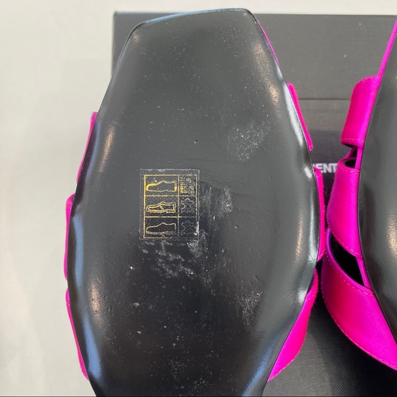 39 9 Saint Laurent Tribute Nu Pieds Slide Sandals - Picture 13 of 16